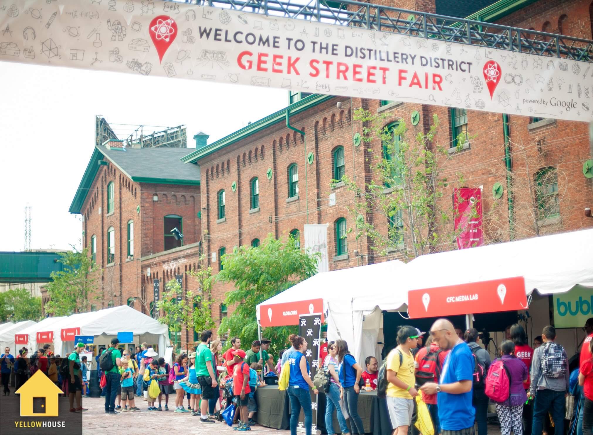 Google Geek Street Fair - Yellow House Events